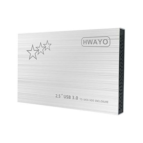  750GB External Hard Drive Portable - HWAYO 2.5 Ultra Slim HDD Storage USB 3.0 for PC, Laptop, Mac, Chromebook, Xbox One