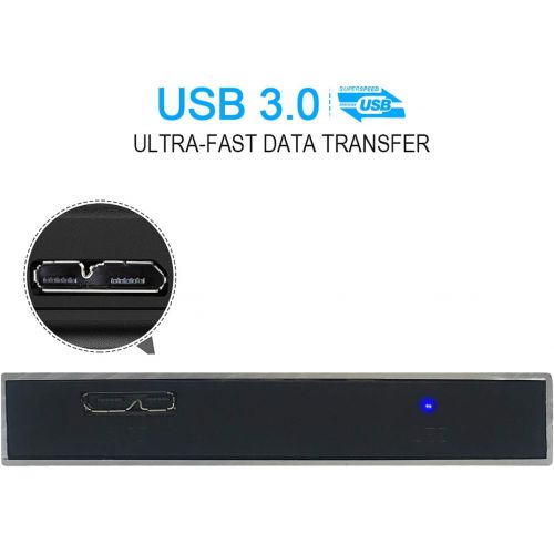  750GB External Hard Drive Portable - HWAYO 2.5 Ultra Slim HDD Storage USB 3.0 for PC, Laptop, Mac, Chromebook, Xbox One