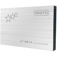 1TB External Hard Drive Portable - HWAYO 2.5 Ultra Slim HDD Storage USB 3.0 for PC, Laptop, Mac, Chromebook, Xbox One (Silver)