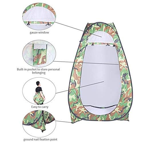  HWJ Portable Pop Up Tent Changing Room Privacy Tent for Portable Bathroom Toilet Shower Outdoors Camping Beach