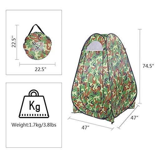  HWJ Portable Pop Up Tent Changing Room Privacy Tent for Portable Bathroom Toilet Shower Outdoors Camping Beach