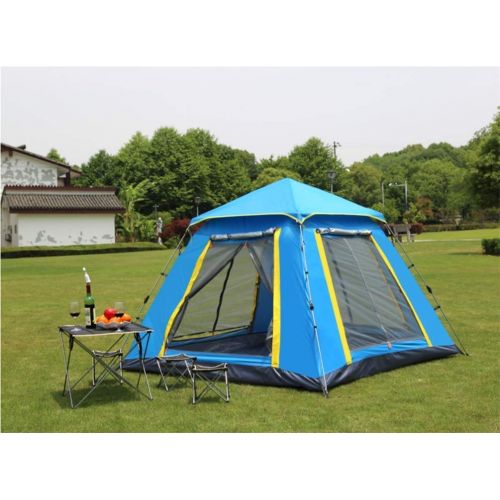  HWL Instant Portable Outdoor-Zelt, Regenschutz mit Fenster - fuer Camping & Strand - einfache Einrichtung, faltbar mit Tragetasche - leicht und robust