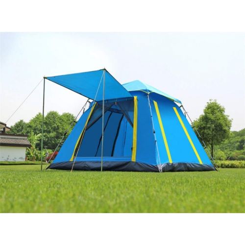  HWL Instant Portable Outdoor-Zelt, Regenschutz mit Fenster - fuer Camping & Strand - einfache Einrichtung, faltbar mit Tragetasche - leicht und robust