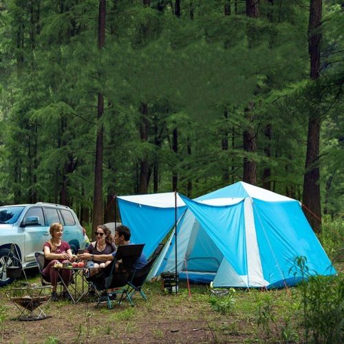  HWL 5-6 Personen Camping Zelt Wasserdichte Backpacking Zelte fuer Outdoor-Sportarten