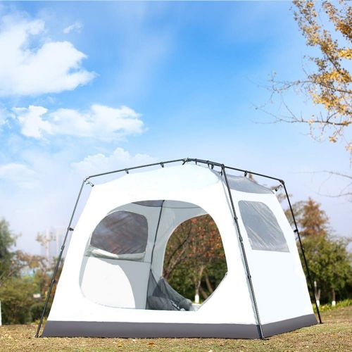  HWL Professionelles Backpacking 3-Personen-Zelt fuer Camping 3 Season Wasserdichte leichte Zwei Tueren Doppelschicht mit Aluminium-Stangen fuer Wandern Strand Outdoor Familien Abenteu