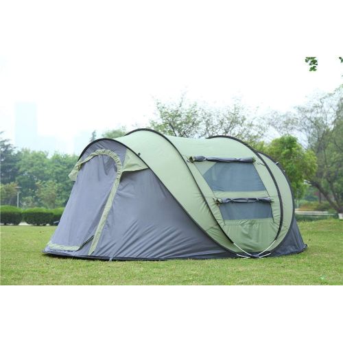  HWL 3-4 Personen Zelt fuer Camping Instant Zelt Einfache Einrichtung wasserdicht fuer Camping