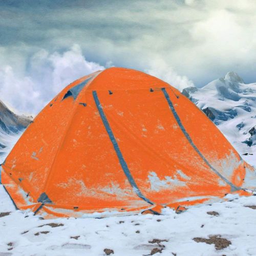  HWL Strandzelt Sun Shelter Plus Cabana Automatischer Baldachinschirm Tragbarer UV-Schutz Einfache Einrichtung Winddicht Stabil mit Tragetasche fuer Outdoor 3 oder 4 Personen (Orange