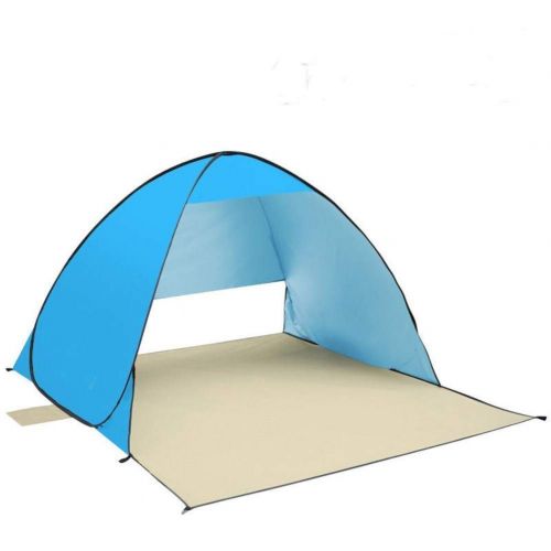  HWL UPF 50+ Easy Pop Up 3-4 Personen Strandzelt Sofort Sun Shelter Zelt Sonnenschutz Babyhimmel