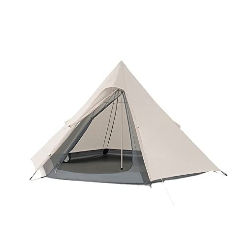  HWLY Trekking Pole Tent Ultralight 4 Person 4 Season Tent, Lightweight Pyramid Tent for Mountaineering Hiking Camping