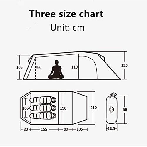  HWLY Opalus Backpacking Tent 3 Person Lightweight Waterproof Camping Tent with Footprint