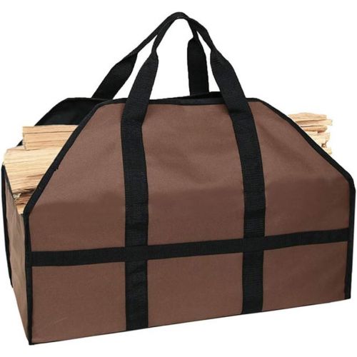  HYDT Log Carrier, Canvas Firewood Bag, Firewood Holder, Firewood Carriers Heavy Duty, Fireplace Wood Stove Accessories for Fire Pit