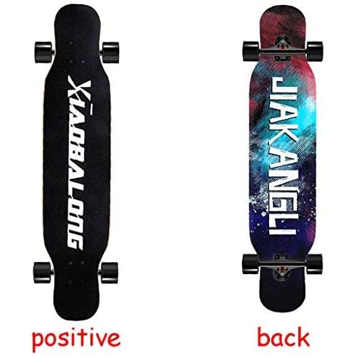  HYE-SPORT 42,1 Zoll X 9,7 Zoll Wide Deck Pro Skateboard fuer Anfanger und Profis Komplettes Double Kick Trick Skateboard