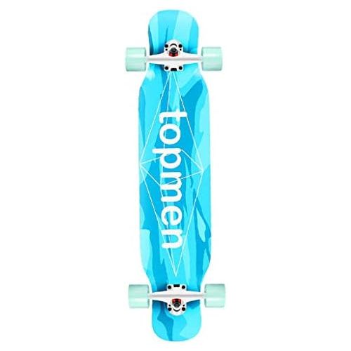  HYE-SPORT Skateboard Pro 42.1inches Longboards Skateboard Komplettes Double Kick Trick Skateboard - 9-lagiges Maple Board fuer Jugendliche, Anfanger, Madchen, Jungen, Kinder, Erwach