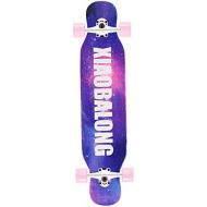 HYE-SPORT Skateboard Pro 42,1 Zoll X 9,7 Zoll Wide Deck Double Kick Deck Konkave Skateboards fuer Anfanger und Profis-4 Durchsichtige PU-Rader (mehrere Styles)