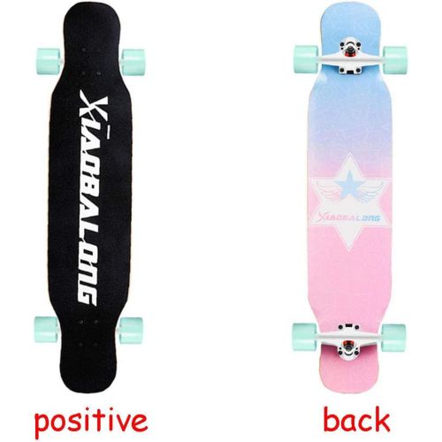  HYE-SPORT 42,1 Zoll X 9,7 Zoll Wide Deck Pro Skateboard fuer Anfanger und Profis Komplettes Double Kick Trick Skateboard