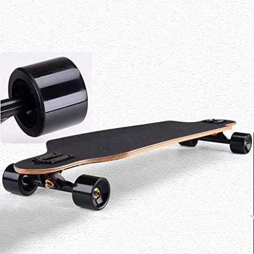  HYE-SPORT 41Inch Drop Through Freestyle Longboards Skateboard fuer Anfanger, die Longboard voll montiert Max Load 440 Pfund