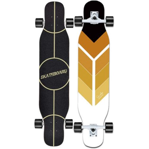  HYE-SPORT Longboard Skateboard fuer Anfanger Erwachsene Madchen Jungen 47,2 Zoll Ahorn Tanzen Longboard Teens 4 Runden Tricks Skate Board