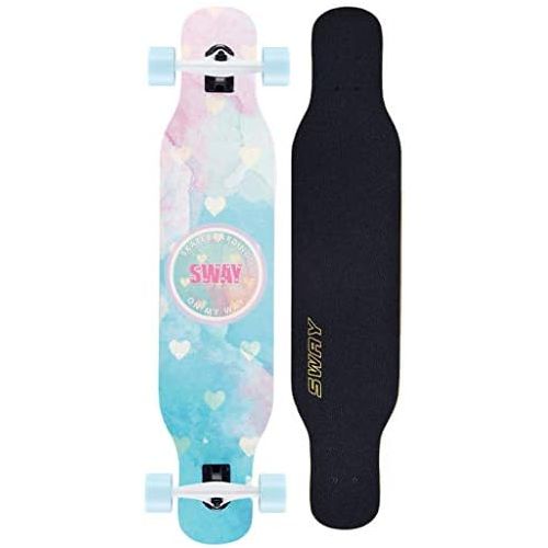  HYE-SPORT Skateboard Anfanger Longboard Skateboard 42inch Erwachsene Brush Street 4 Round Skateboard Professionelles Tanzbrett Max. Belastung 440 Pfund