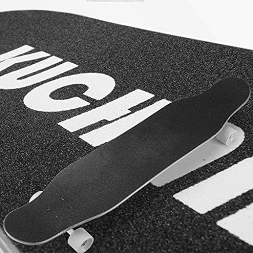  HYE-SPORT 41 Zoll x 9 Zoll breites Deck Longboards Skateboard Basic Cruiser Tanzen Longboards fuer Anfanger und Profis (Drop Through Deck - Camber Concave)