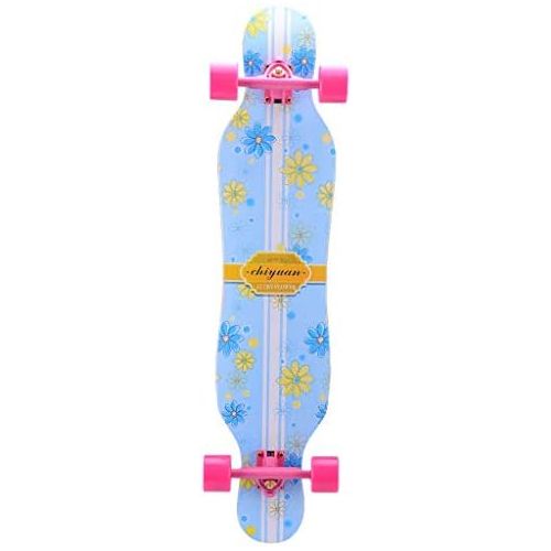  HYE-SPORT 41 Zoll Longboard Komplettes Skateboard fuer Kinder Erwachsene Anfanger mit ABEC-11-Lager fuer Cruising, Carving, Free-Style, Downhill und Dancing