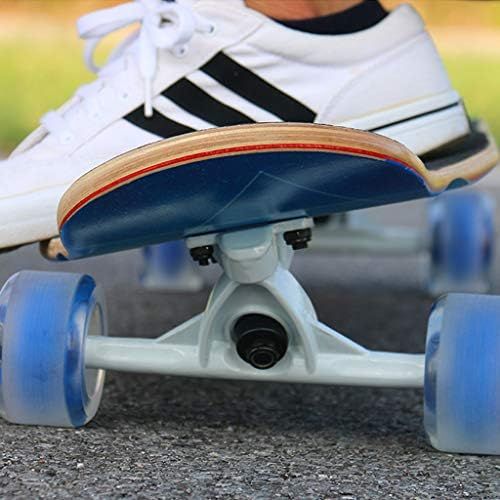  HYE-SPORT Skateboards 47 Zoll X 9,8 Zoll Wide Deck Tanzen Longboards 8-Fach Hartholz Ahorn und Glatte PU-Rollen fuer Jugendliche, Anfanger, Madchen, Jungen, Kinder, Erwachsene