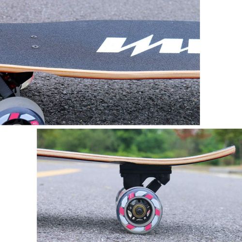  HYE-SPORT Skateboards 47 Zoll X 9,8 Zoll Wide Deck Tanzen Longboards 8-Fach Hartholz Ahorn und Glatte PU-Rollen fuer Jugendliche, Anfanger, Madchen, Jungen, Kinder, Erwachsene