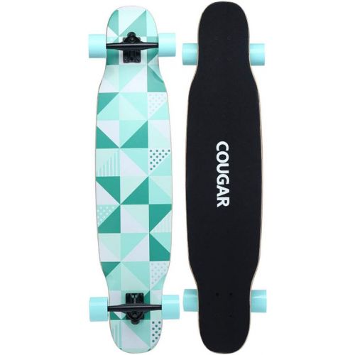  HYE-SPORT Longboards Skateboard 42 Zoll X 9,4 Zoll Wide Deck Komplette Drop Down-Plattform durch 9-Schicht-Ahorn fuer Jugendliche, Anfanger, Madchen, Jungen, Kinder, Erwachsene