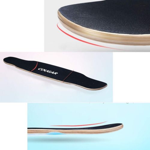  HYE-SPORT Skateboard 42 Zoll X 9,4 Zoll Breites Deck Komplette Dropdown-Ablage durch Deck 9-Layer-Maple-Dancing-Longboard Max. Last 220 Pfund fuer Anfanger