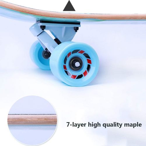  HYE-SPORT Skateboard Skateboard Dancing Board Freestyle Longboard Skateboard Trick Skateboard 42 Inchesx9.2 Inches Cruiser for Beginners and Professionals The Best Gift