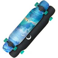 HYE-SPORT Skateboard Longboards Skateboards 44 inches Complete Drop Down Through Deck Cruiser Professional Longboard