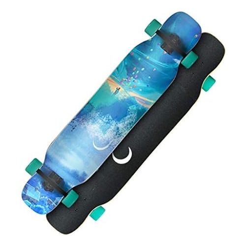  HYE-SPORT Skateboard Longboards Skateboards 44 inches Complete Drop Down Through Deck Cruiser Professional Longboard