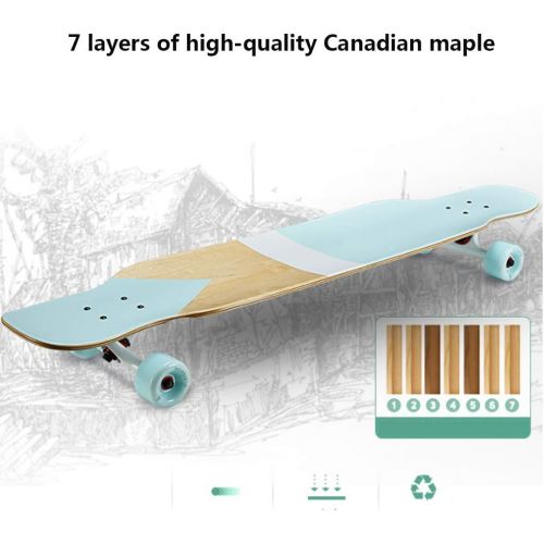  HYE-SPORT Skateboard Longboards Skateboards 44 inches Complete Drop Down Through Deck Cruiser Professional Longboard