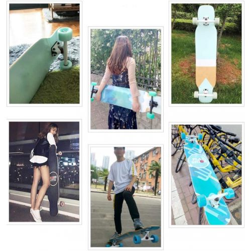  HYE-SPORT Skateboard Longboards Skateboards 44 inches Complete Drop Down Through Deck Cruiser Professional Longboard