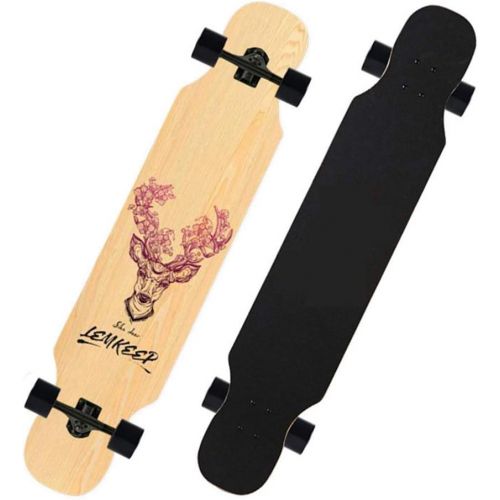  HYE-SPORT 42x9 Inch Complete Longboard Skateboard Deck Dancing Longboard Skateboard Cruiser,Maple Wood Skate Board and Downhill Freestyle Cruiser for Teens or Adults