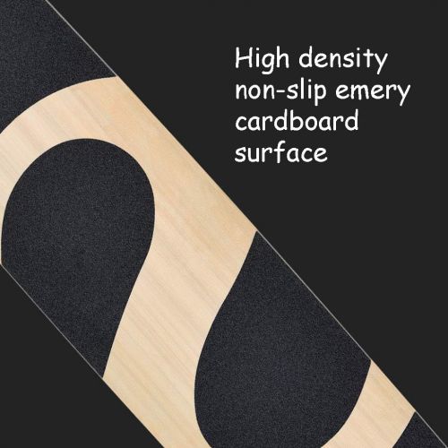  HYE-SPORT 47 Inch X 9 Inch Wide Deck Longborads Skateboards Complete Lightweight Drop Down Through Deck Cruiser Professional Longboard for Cruising, Carving, Dancing, Freestyle