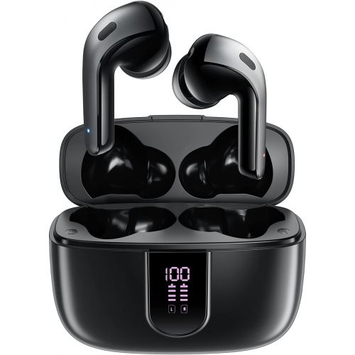  HYIEAR Wireless Earbuds ? Bluetooth Headphones with Microphone and Touch Control ? Ultra-Light and Ergonomic Wireless Bluetooth Earbuds ? 40 Hours Playtime ? IPX5 Waterproof Wireless Earp