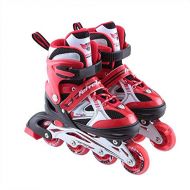 HYM Erhaltlich in S/M/L/Inline Skates Rollschuhe Kinder Grosse Anfanger Komfortable Rollschuhe Inline Skates Madchen Jungen Pink/blau,Red,M