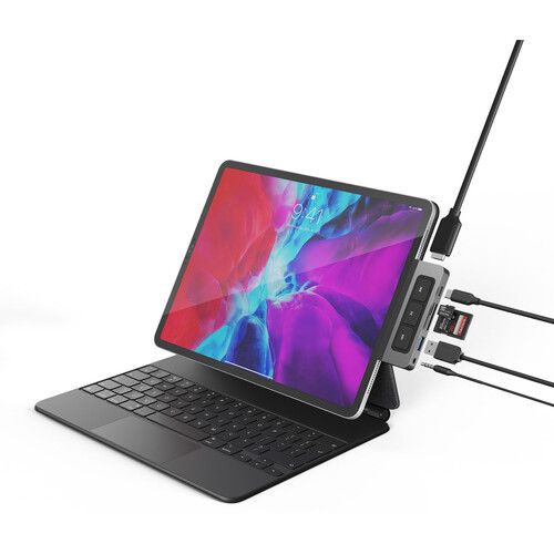  HYPER HyperDrive 6-in-1 USB Type-C Media Hub for iPad Pro, Air & Mini