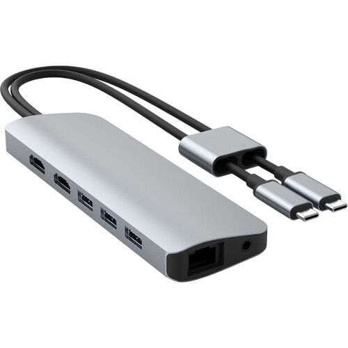  HYPER HyperDrive Viper 10-in-2 USB Type-C Hub (Silver)