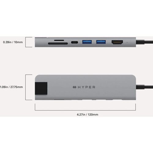  HYPER HyperDrive SLAB 7-in-1 USB Type-C Hub