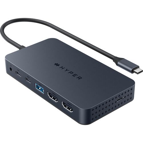  HYPER HyperDrive Dual 4K HDMI 7-Port USB-C Hub (Space Gray)