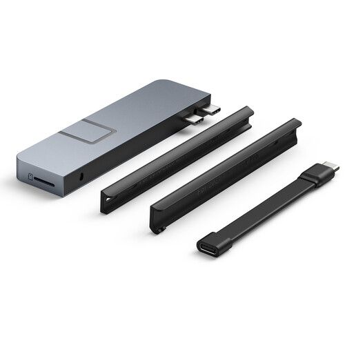  HYPER DUO PRO 7-in-2 USB Type-C Hub (Space Gray)