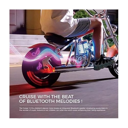  HYPER GOGO Cruiser 12 Plus - Kid's Motorbike (Pine)