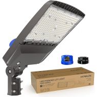 HYPERLITE LED Parking Lot Lights 150W UL Certified IP65 LED Pole Light with Dusk to Dawn Photocell - 5000K 25,500lm Equivalent to 600W HPS/HID- Adjustable Slip Fitter Mounting