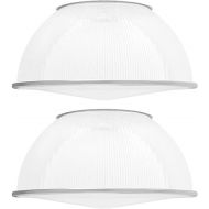 HYPERLITE 60 Degree PC Reflector ONLY for Hero Series LED High Bay Light 2-Pack (Milky Reflector with Cover)