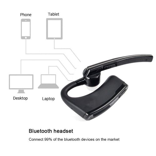  HYS Wireless Bluetooth Headset/Earpiece 2PIN Walkie Talkie Earpiece for BAOFENG/PUFENG 888S UV5RWouXun Kenwood Two Way Radio