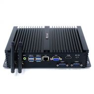 HYSTOU FMP04 Intel Core 1007U, Gaming Mini Pc, Mini Desktop Computer,Finless Mini Box PC,Power Interuption Recovery,Support Dual Display，Windows 7 (64 bit) (4GB RAM 64GB SSD+1TB HD