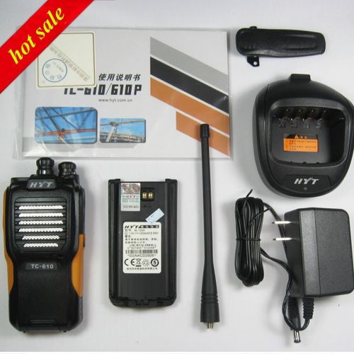  HYT TC-610 IP66 Waterproof Dustproof TC610 UHF450-470MHz Two-Way Radio+Programming Cable