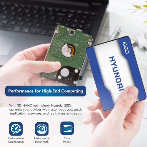  Hyundai 240GB SSD SATA III, 3D NAND 2.5 Internal Solid State Drive (120GB, 240GB, 480GB, 960GB)