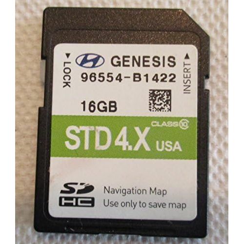  HYUNDAI B1422 2014 2015 Hyundai GENESIS Navigation MAP Sd Card ,GPS UPDATE , U.S.A OEM PART # 96554-B1422 STD 4X OEM PART